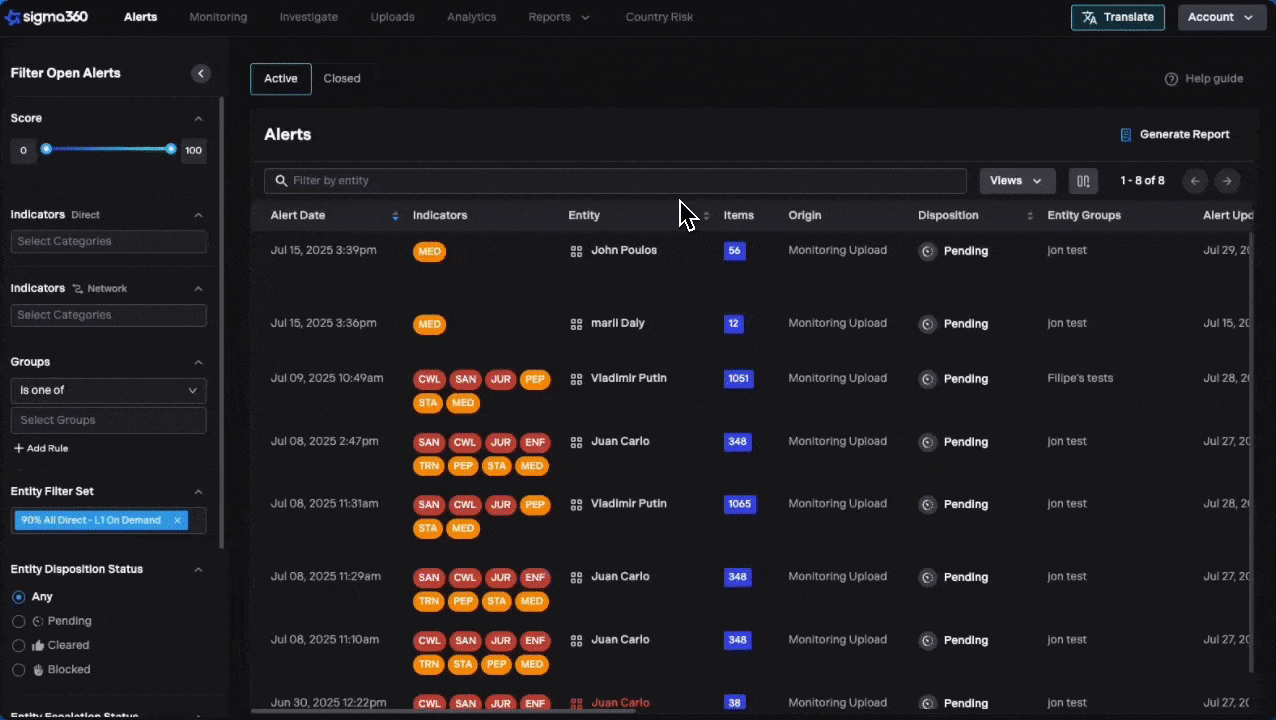 Reviewing Juan Carlo